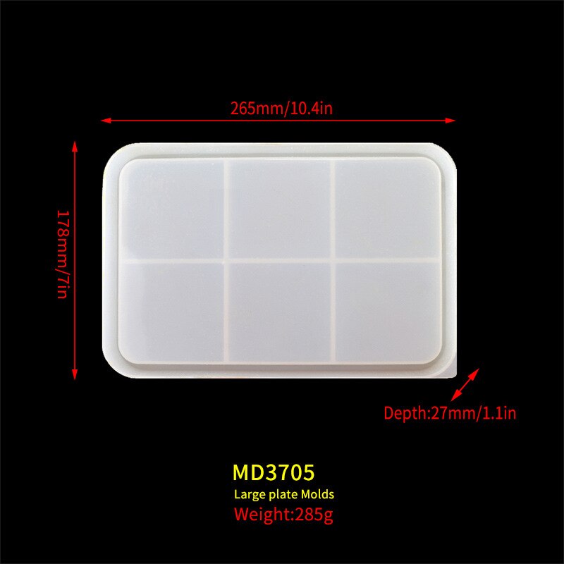 Large Serving Tray Epoxy Resin Silicone Mould Resin Mould