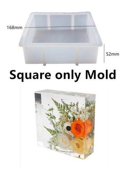 Large Square Epoxy Resin Silicone Mould Moulds