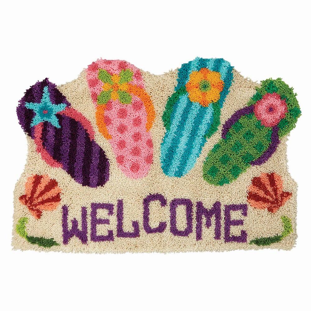 Latch Hook Rug Kit - Thong Welcome Mat 100x70cm Embroidery