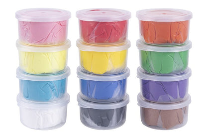 Magic Air Dry Clay - 12 Colour Art Kit