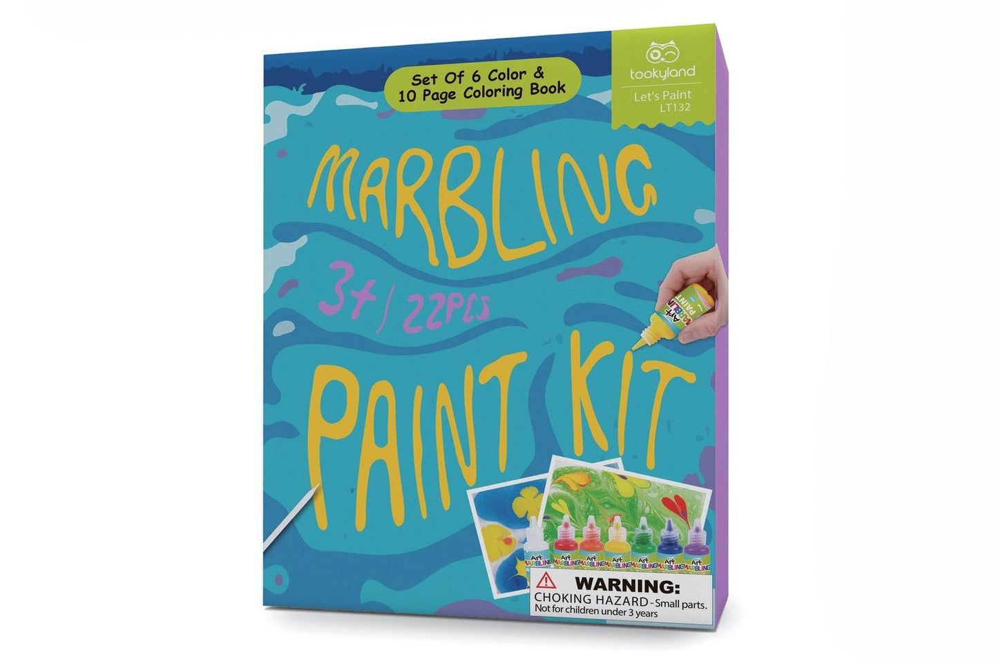 Marbling Paint - 6 Colours Craft Kit Art Kit