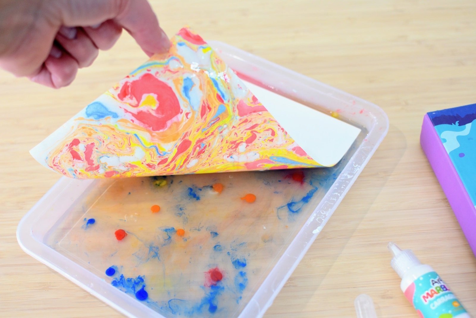 Marbling Paint - 6 Colours Craft Kit Art Kit