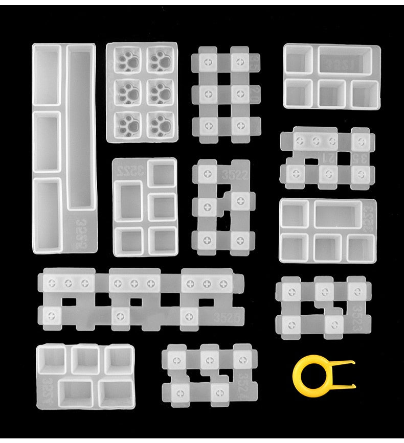 Mechanical Computer Keyboard Silicone Moulds Resin Mould