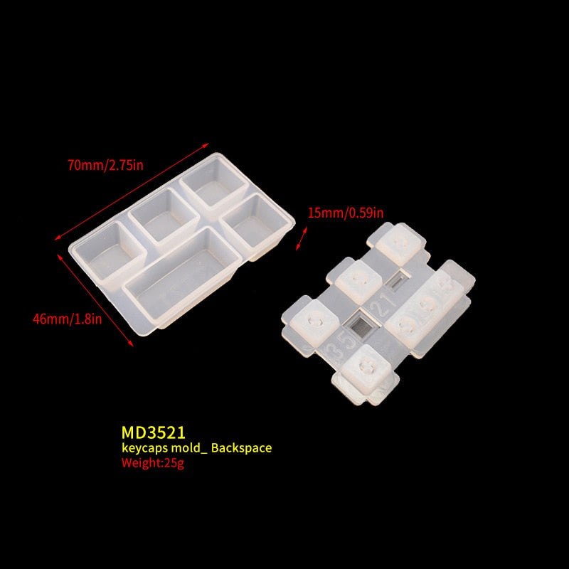 Mechanical Computer Keyboard Silicone Moulds Resin Mould