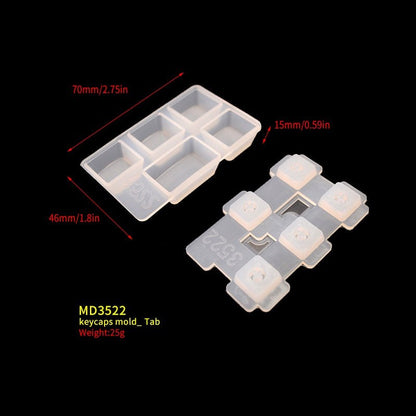 Mechanical Computer Keyboard Silicone Moulds Resin Mould