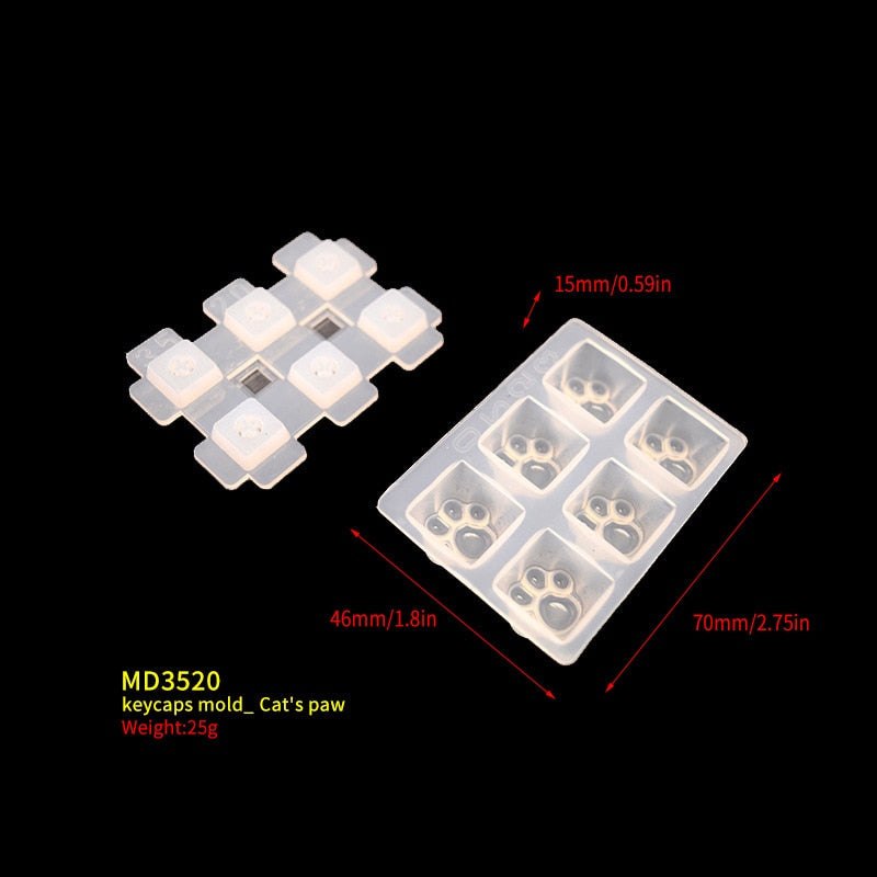 Mechanical Computer Keyboard Silicone Moulds Resin Mould