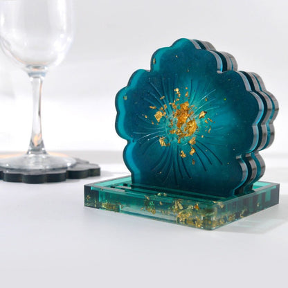 Mix Match Epoxy Resin Silcone Mould Coaster Storage Sets 