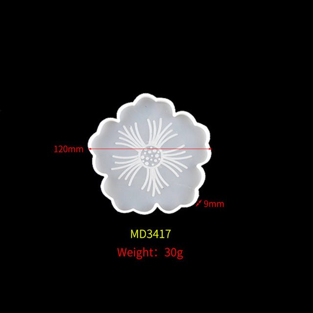 Mix Match Epoxy Resin Silcone Mould Coaster Storage Sets 