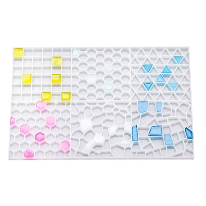 Mosaic Tile Silicone Mould Resin