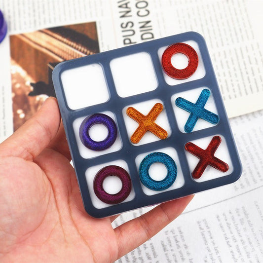 Naughts Crosses Silicone Mould Resin Moulds