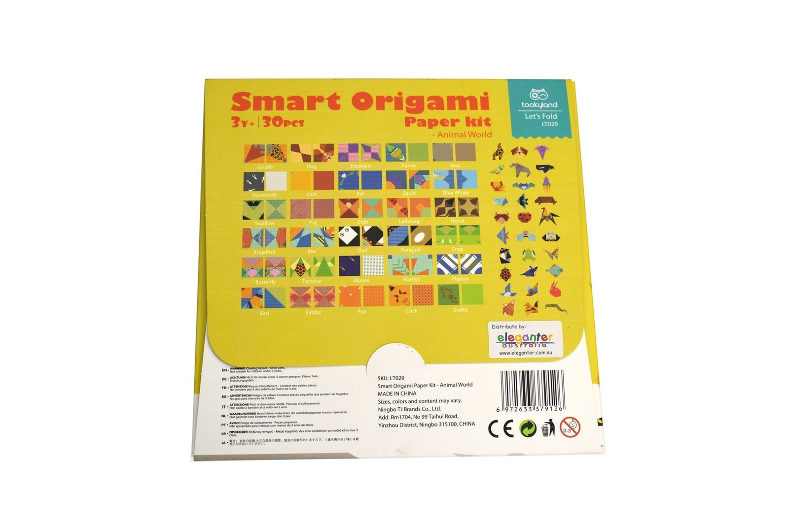 ORIGAMI ANIMALS CRAFT KIT 