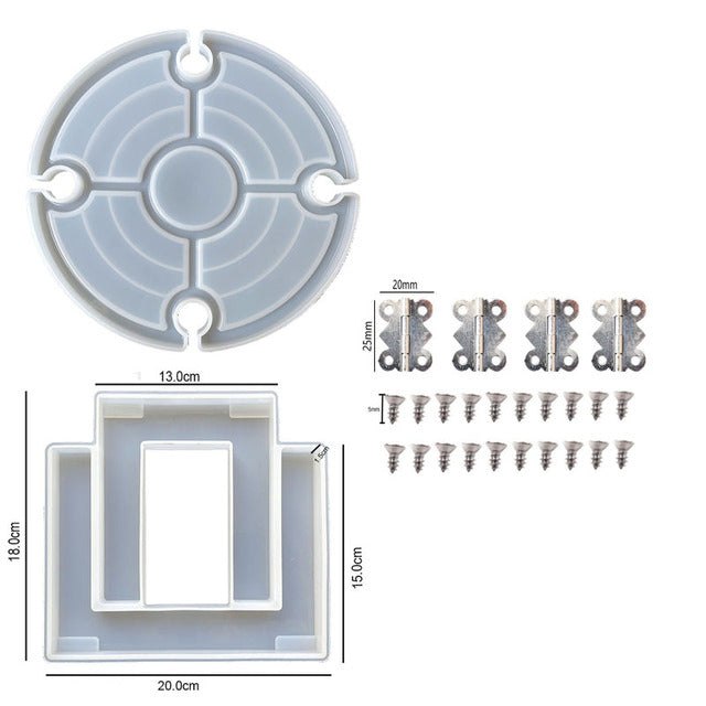 Outdoor Folding Table Silicone Mould Kit Resin Moulds