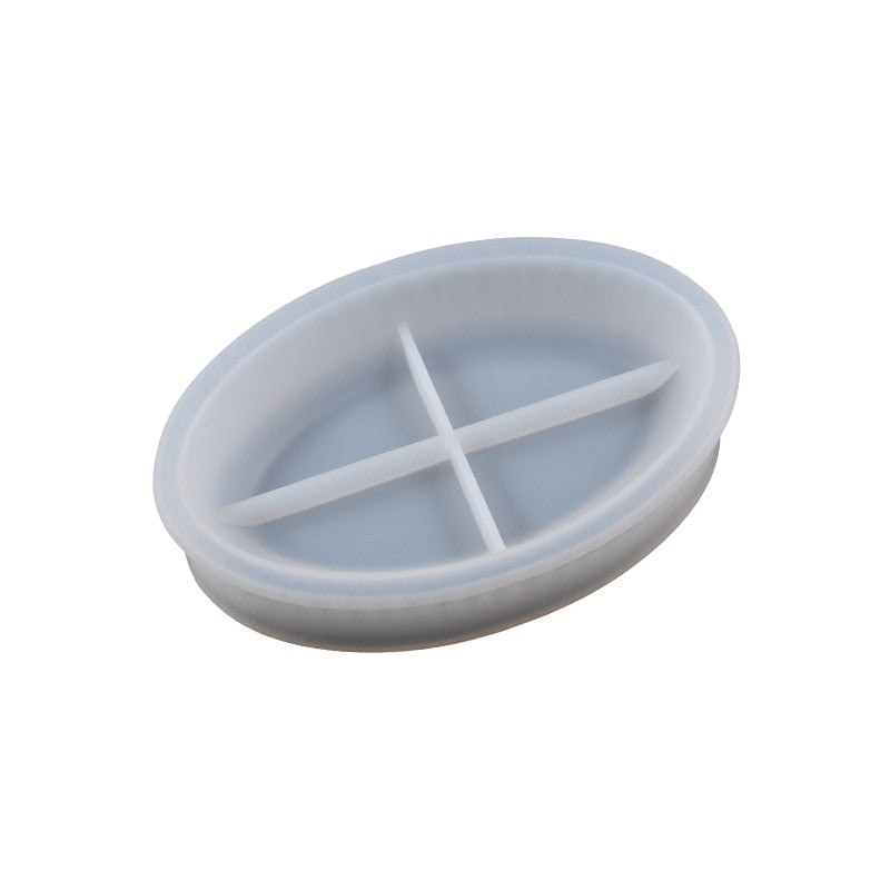 Oval Deep Dish Trinket Tray Resin Silicone Mould Resin Mould