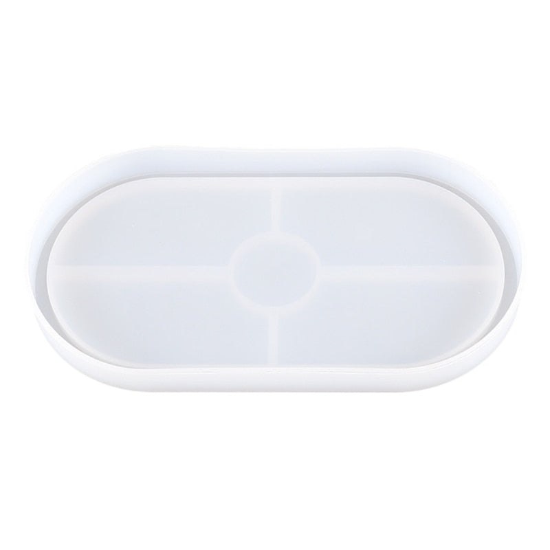 Oval Trinket Dish Epoxy Resin Silicone Mould 