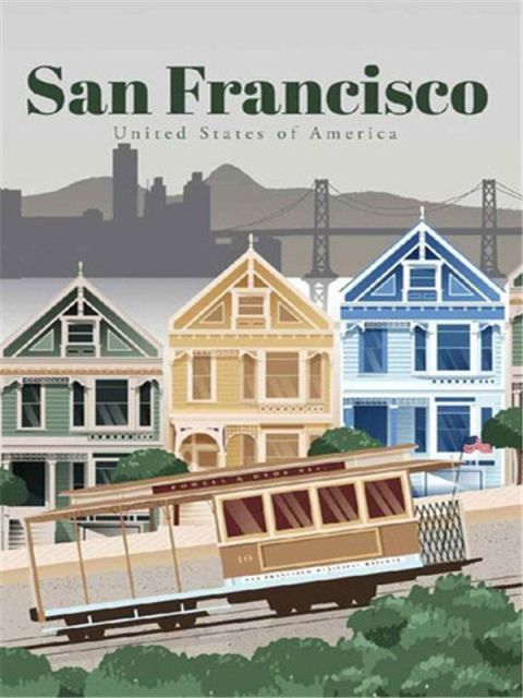 Paint Number City Landscape San Francisco Numbers
