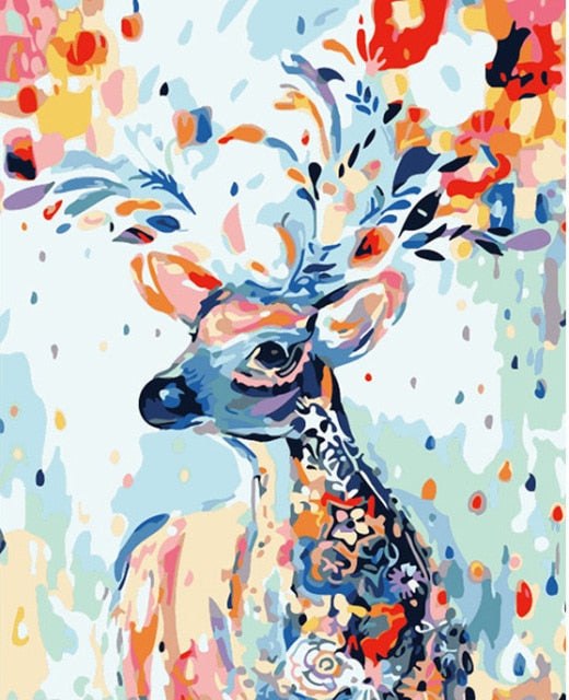 Paint Numbers Deer 
