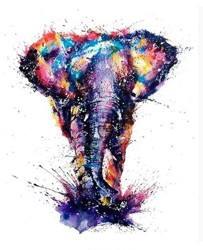 Paint Numbers Elephant 