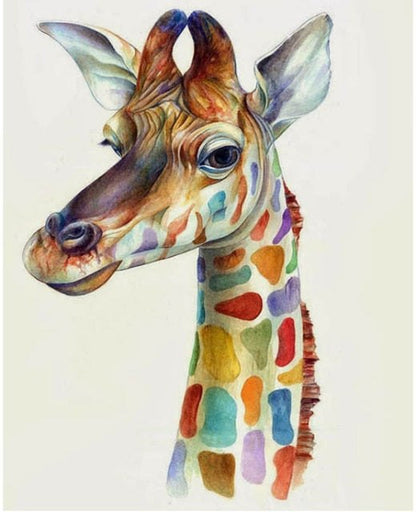 Paint Numbers Giraffe 