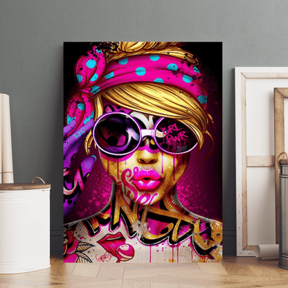 Paint By Numbers Kit - Pop Art Punk Lady