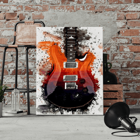 Paint By Numbers Kit - Rock Star Electric Guitar