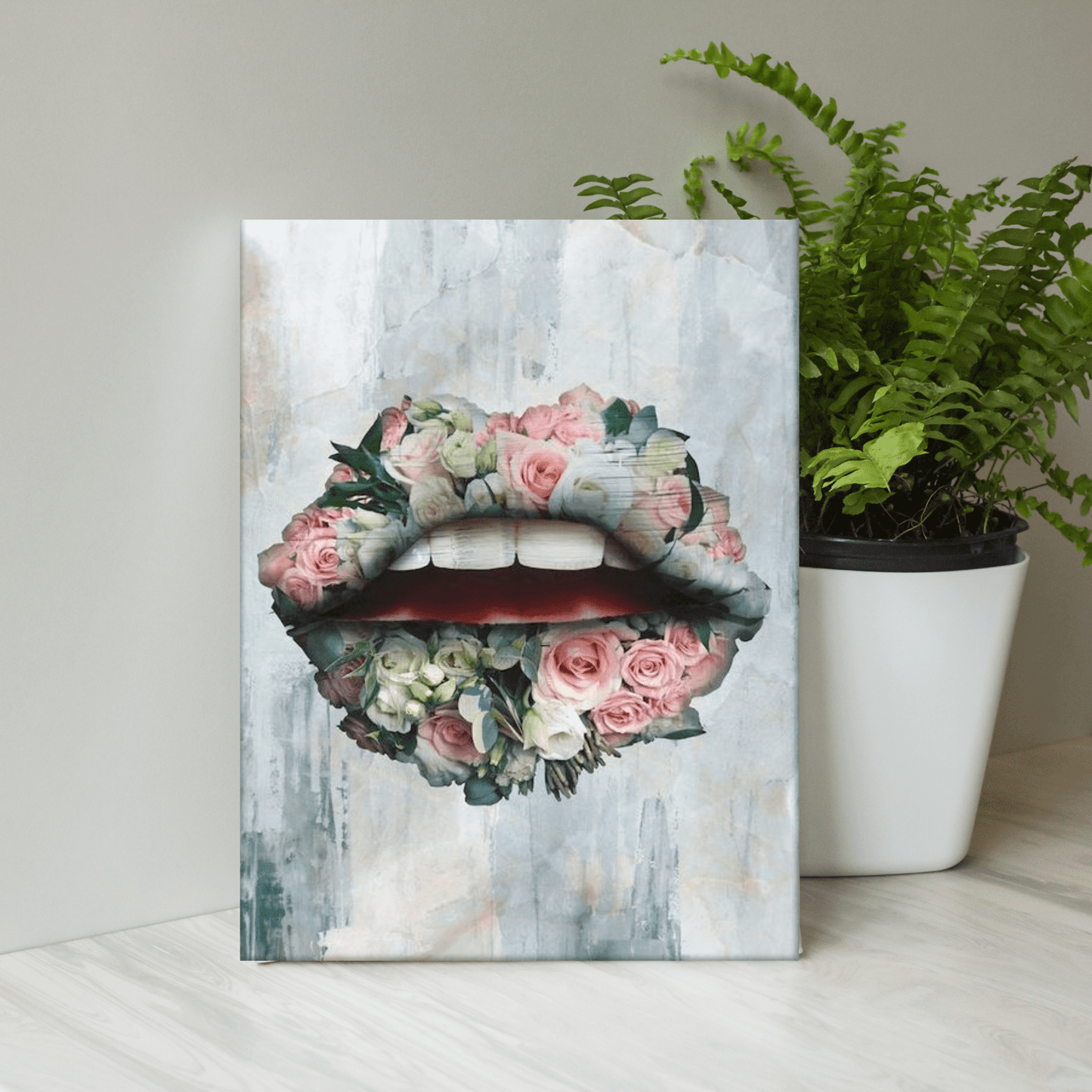 Paint By Numbers Kit - Rose Bud Lips
