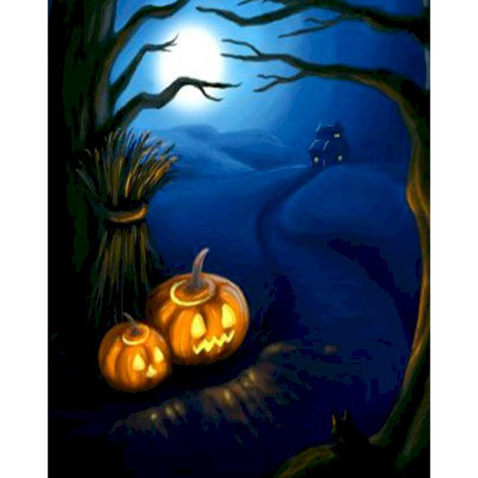 Painting By Numbers Halloween Jack O Lanterns Paint