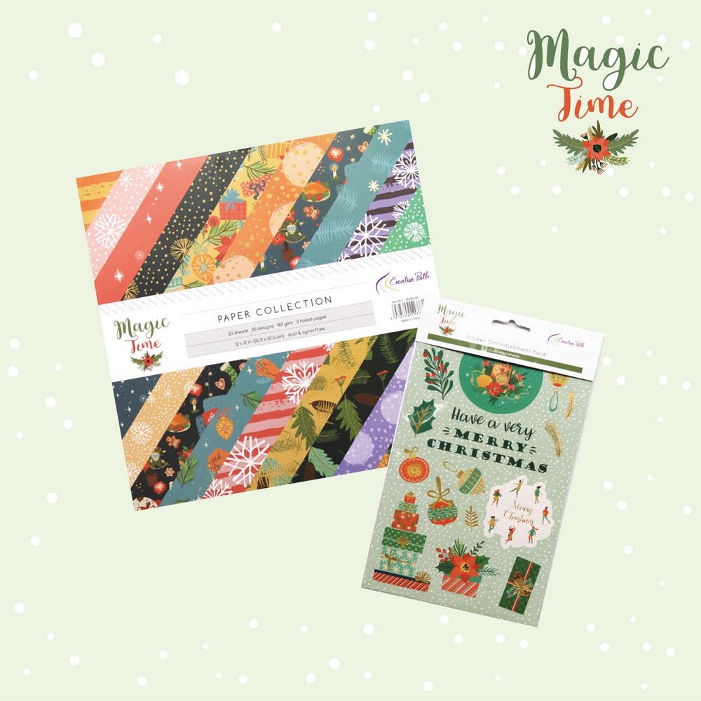 Paper Crafts Scrapbooking Value Pack - Magic Christmas