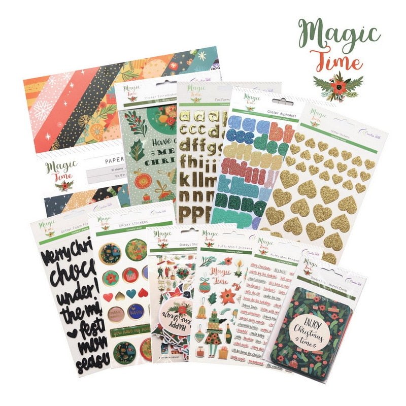 Paper Crafts Scrapbooking Value Pack - Magic Christmas