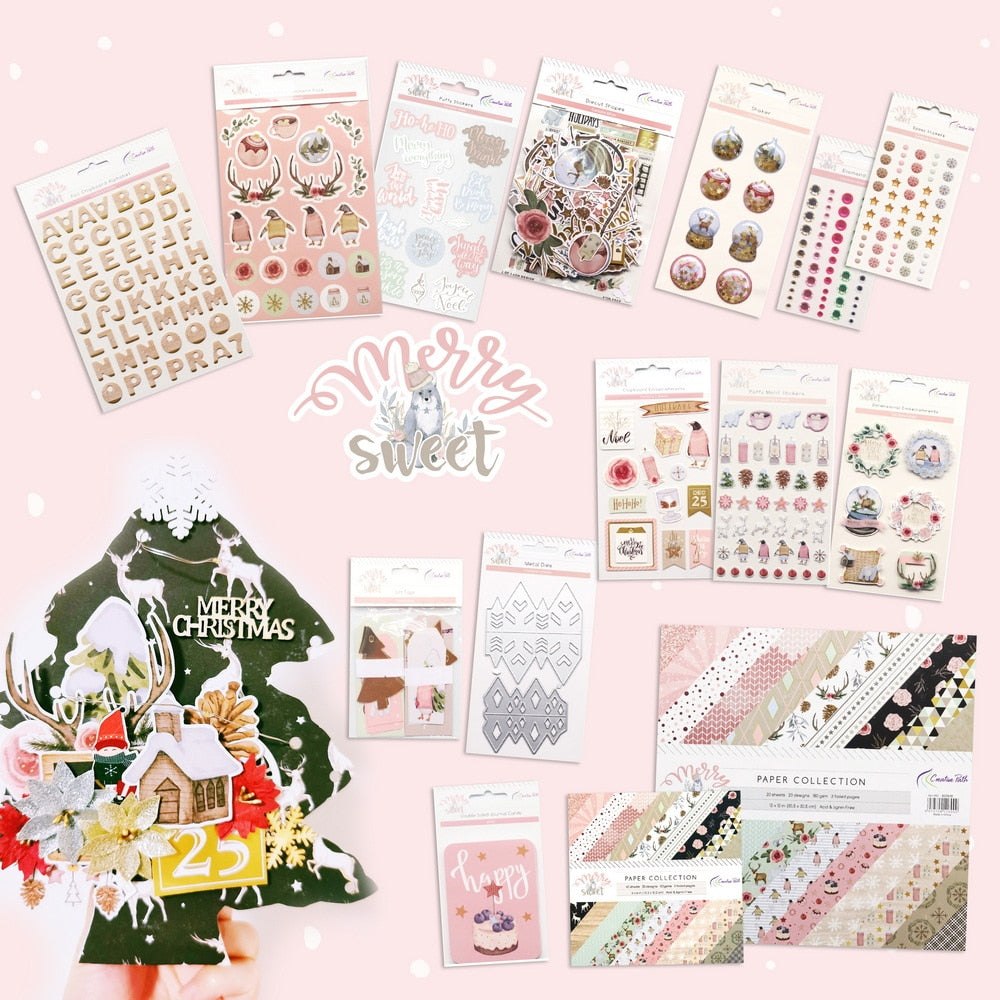 Paper Crafts Scrapbooking Value Pack - Merry Sweet Christmas