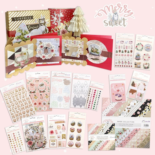 Paper Crafts Scrapbooking Value Pack - Merry Sweet Christmas