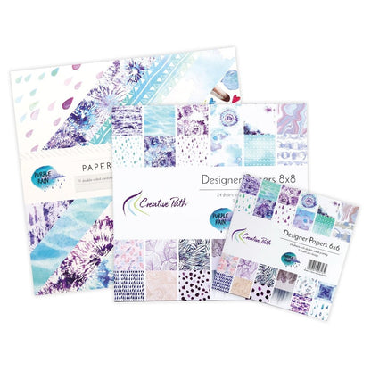 Paper Crafts Scrapbooking Value Pack - Purple Rain