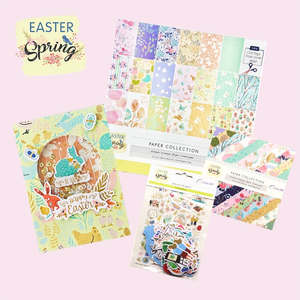 Paper Crafts Scrapbooking Value Pack - Spring Easter