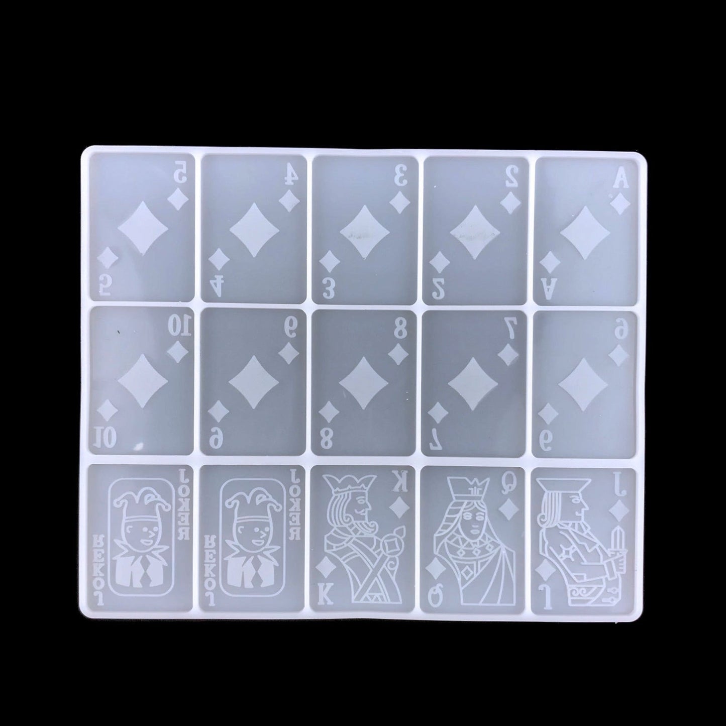 Playing Cards Epoxy Resin Silicone Mould Set 