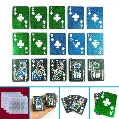 Playing Cards Epoxy Resin Silicone Mould Set 