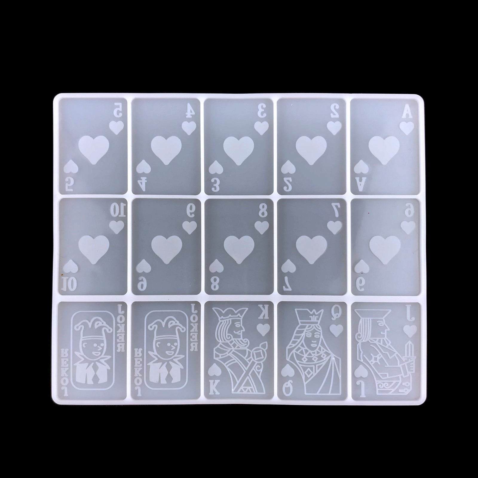 Playing Cards Epoxy Resin Silicone Mould Set 