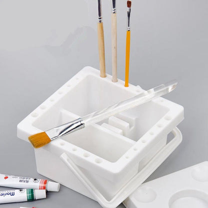 Portable Brush Washing Bucket Holder Paint