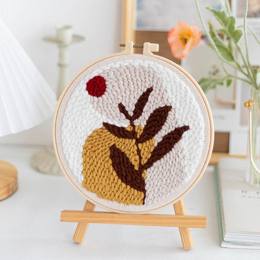 Punch Needle Embroidery Kits for Beginners - Autumn Boho Embroidery