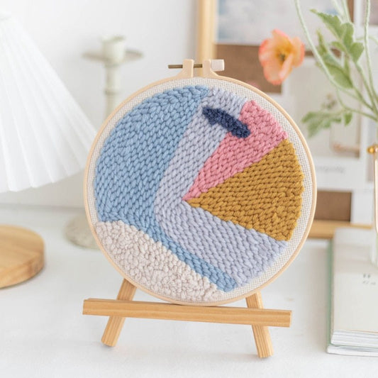 Punch Needle Embroidery Kits for Beginners - Retro Pattern Embroidery