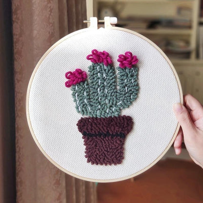 Punch Needle Kit - Cactus