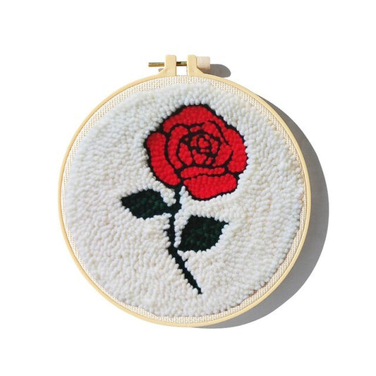 Punch Needle Starter Kits - Red Rose