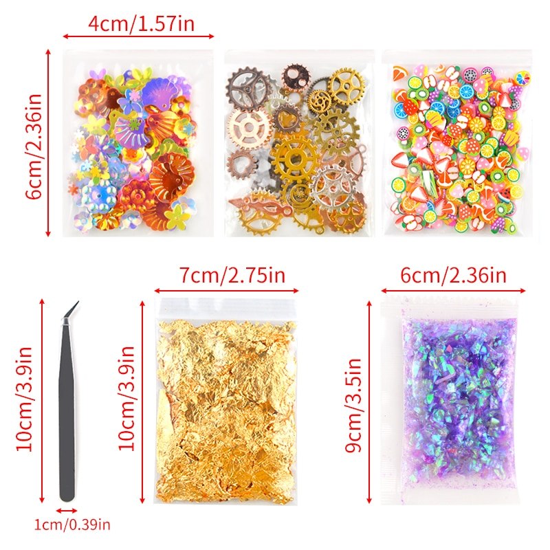 Resin Fluid Art Embellishment Mix In Starter Pack