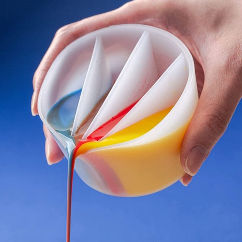 Reusable Silicone Split Cups Channel Paint