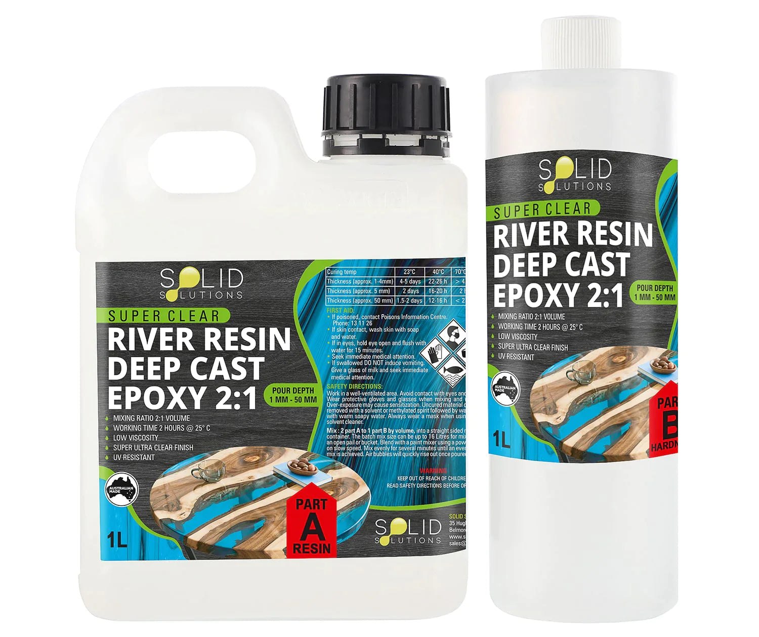 River Epoxy Resin Deep Cast 2:1 - 3 Litre Kit