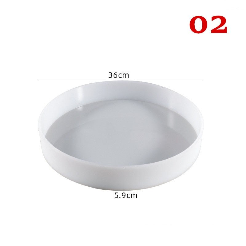 Round River Table Silicone Mold Kit Resin Mould