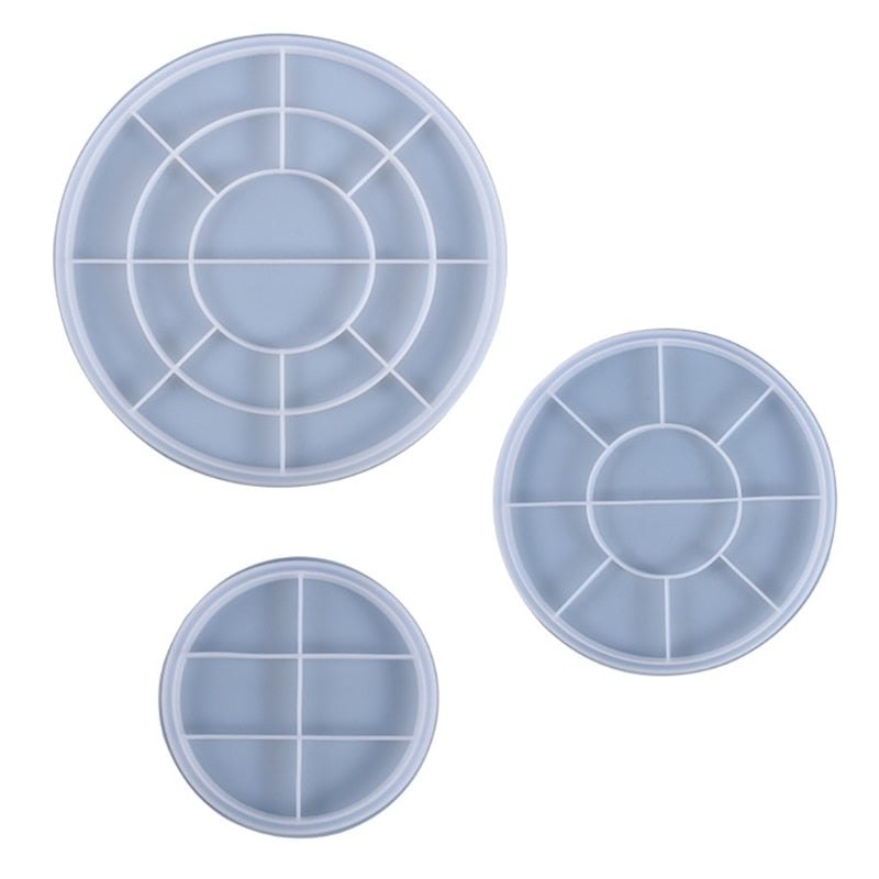 Round Tray Epoxy Resin Silicone Mould Resin Mould