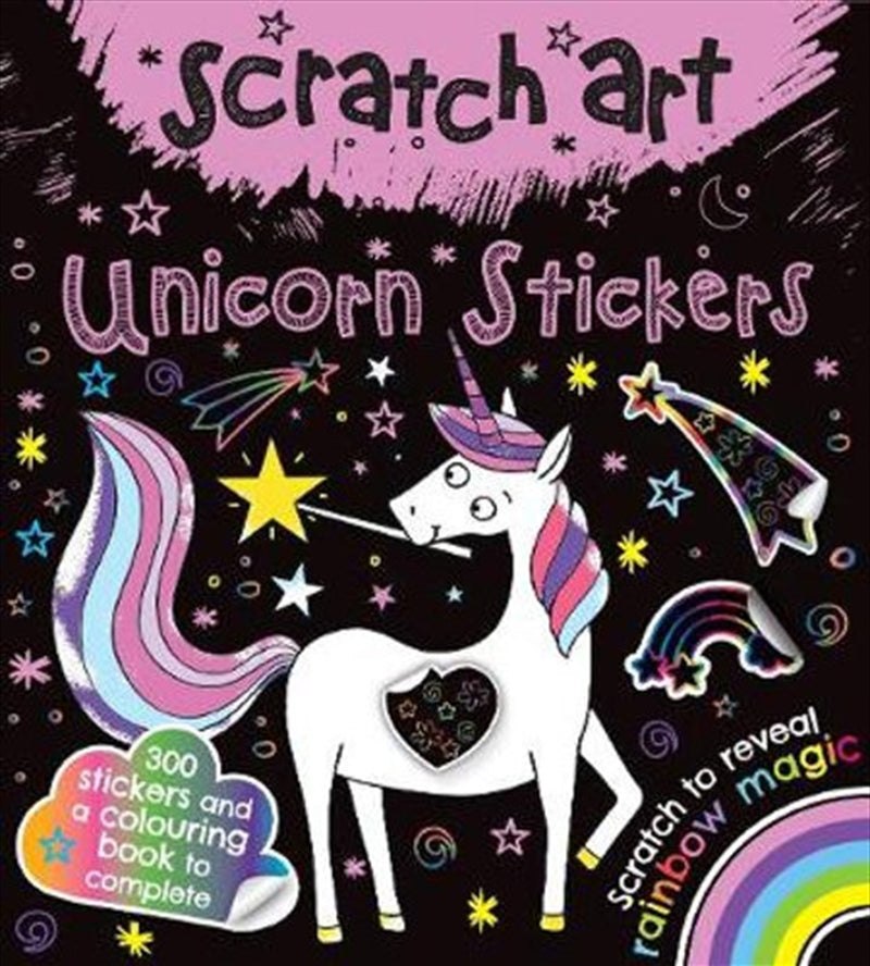 Scratch Mit Sticker Scratch Art Fun Mini Scratch Art Stickers – Craft Outlet Australia