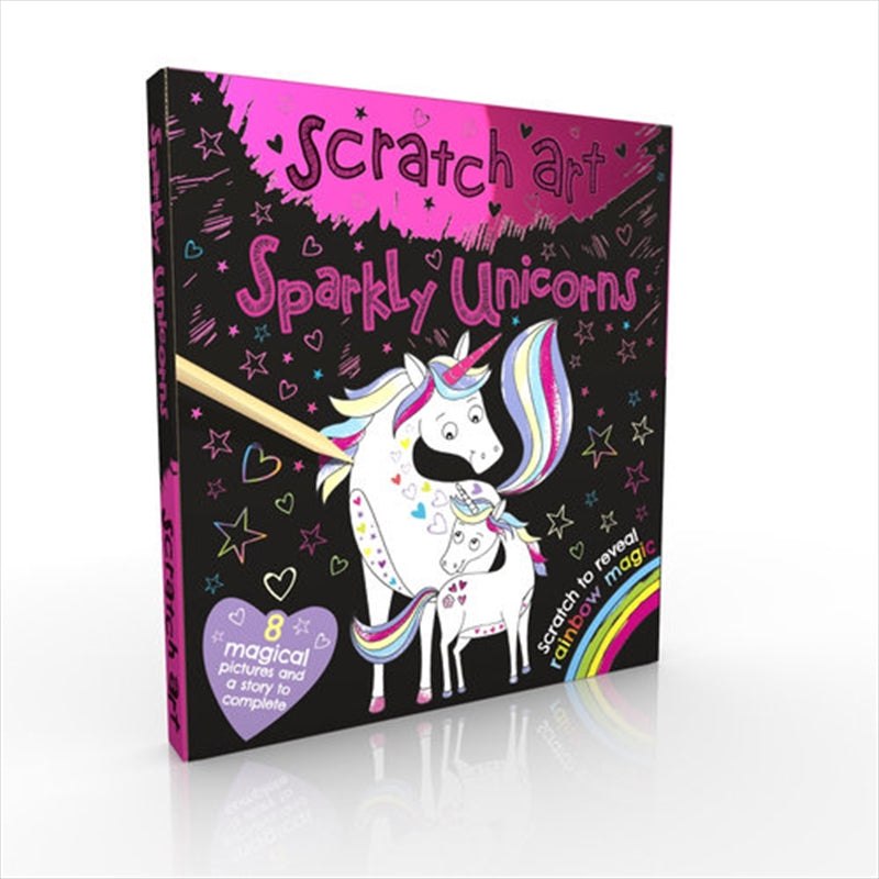 Scratch Art Fun Mini Sparkly Unicorns Scratch Art