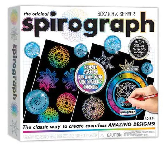 Spirograph Shimmer Scratch Art Kit Scratch Art