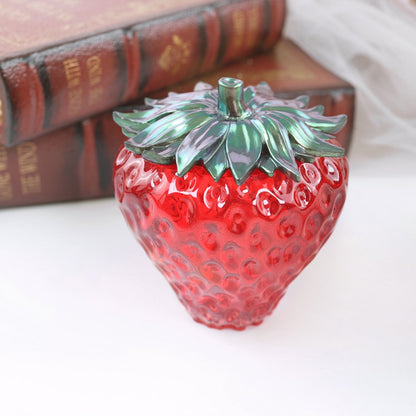 Strawberry Trinket Box Jar with Lid Resin Silicone Mould