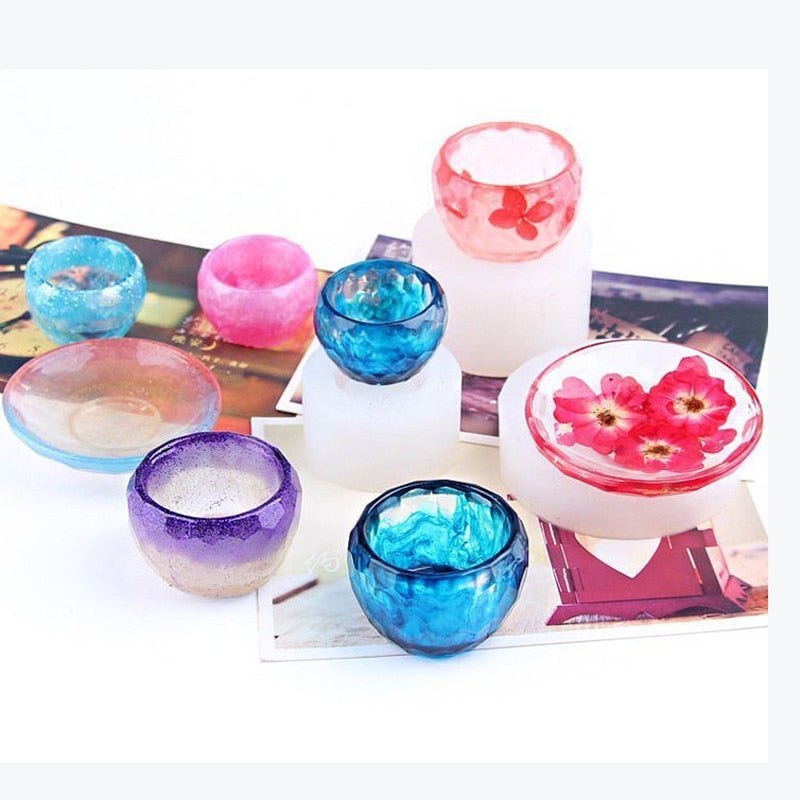 Trinket Bowl Dish Resin Mould Mixing Kit Resin Moulds